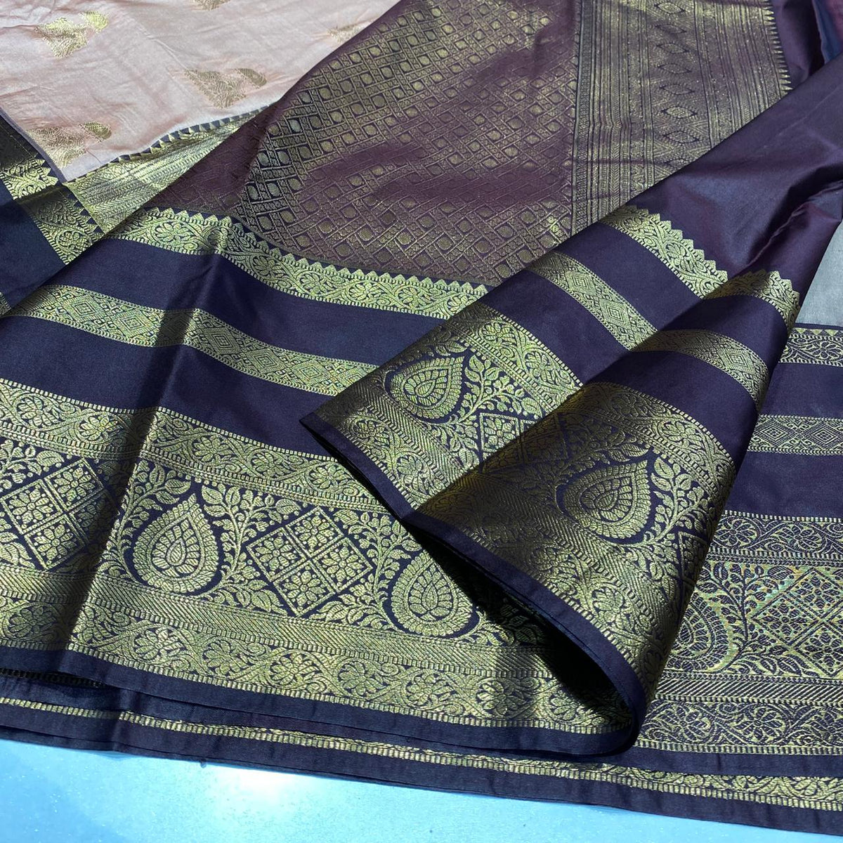 Semi Kanchivaram Silk Saree