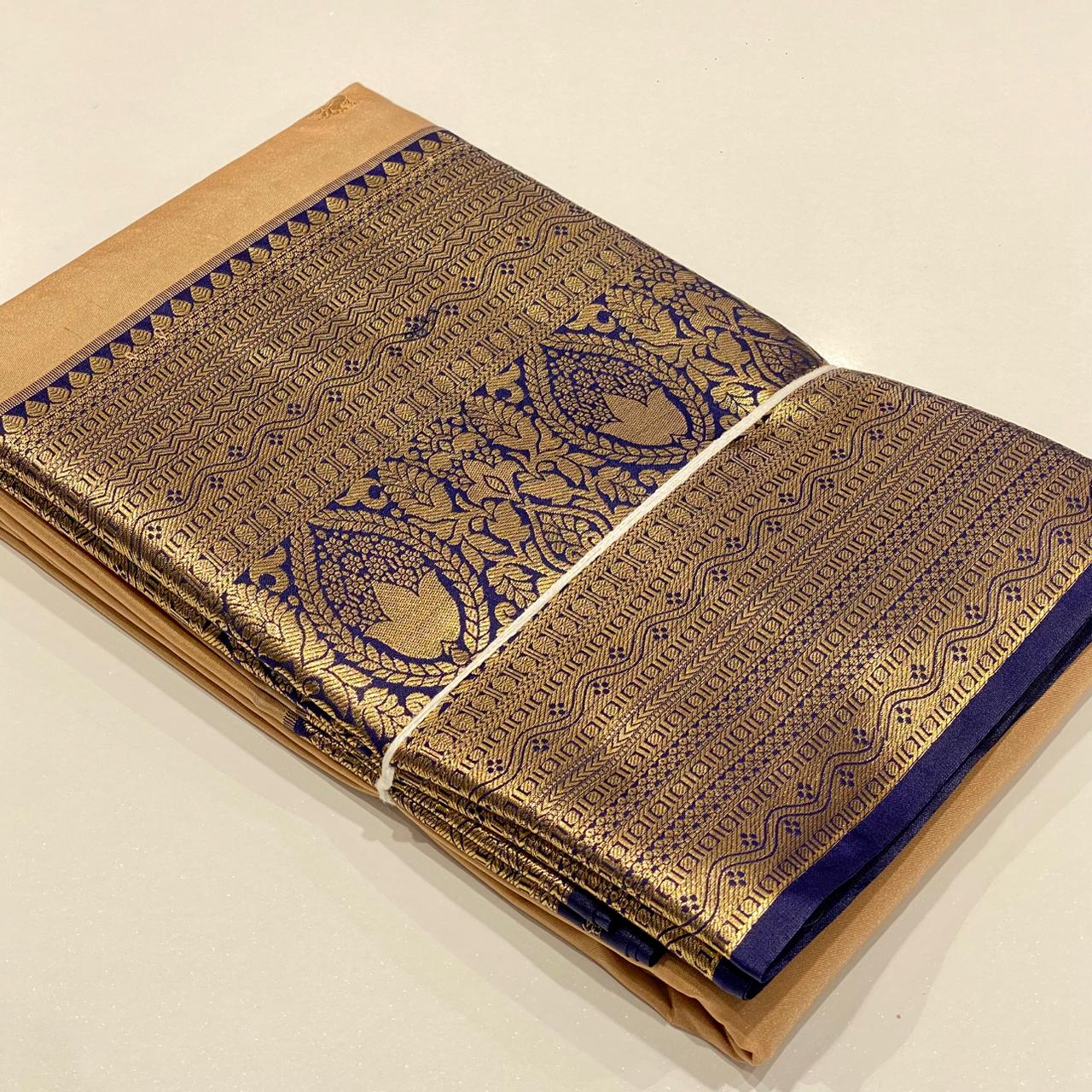 Semi Kanchivaram Silk Saree