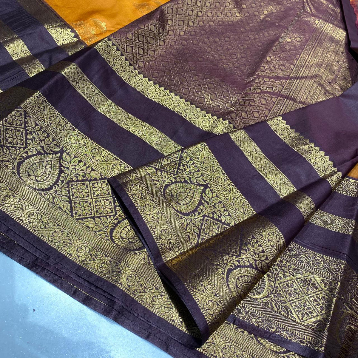 Semi Kanchivaram Silk Saree