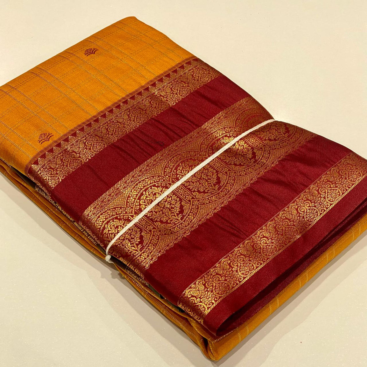 Semi Kanchivaram Silk Saree