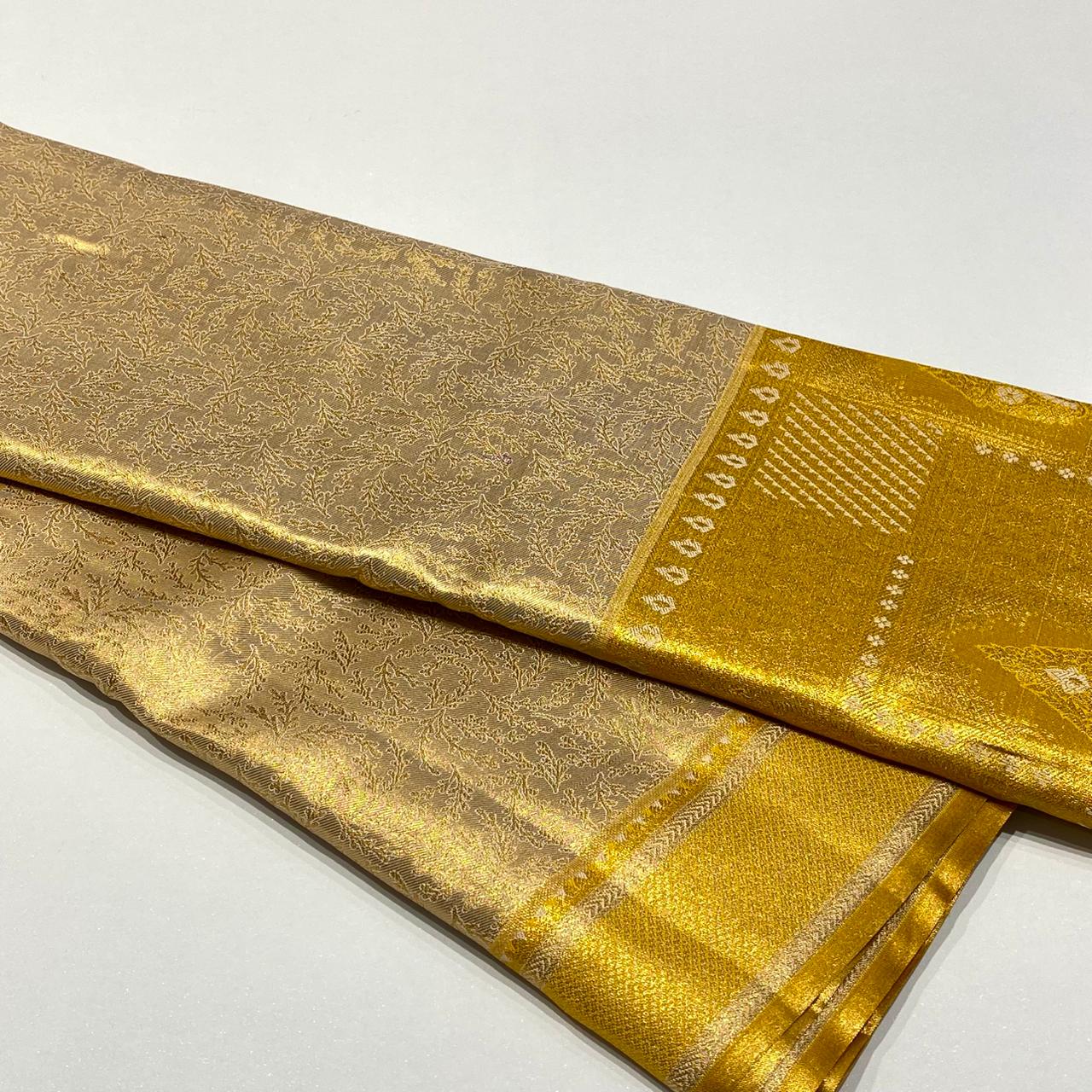Semi Kanchivaram Silk Saree