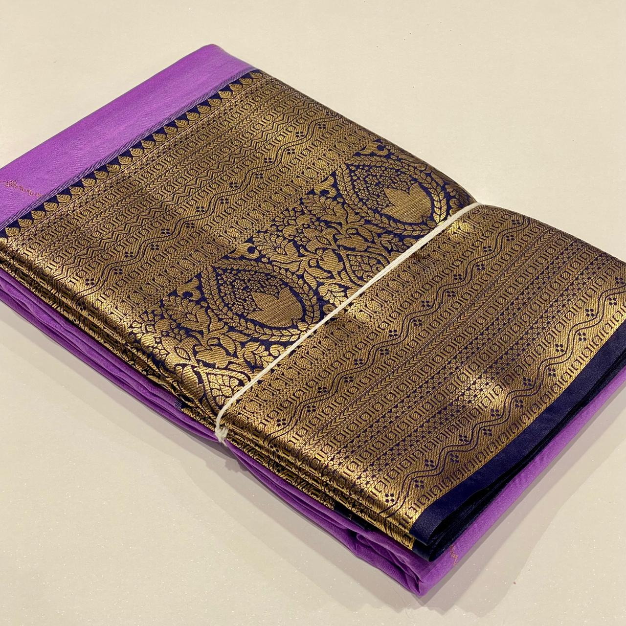 Semi Kanchivaram Silk Saree