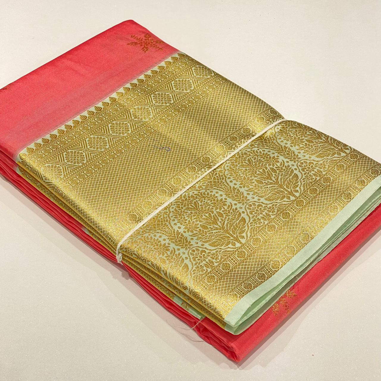 Semi Kanchivaram Silk Saree