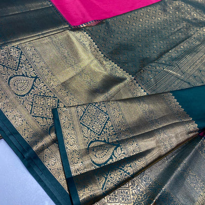 Semi Kanchivaram Silk Saree