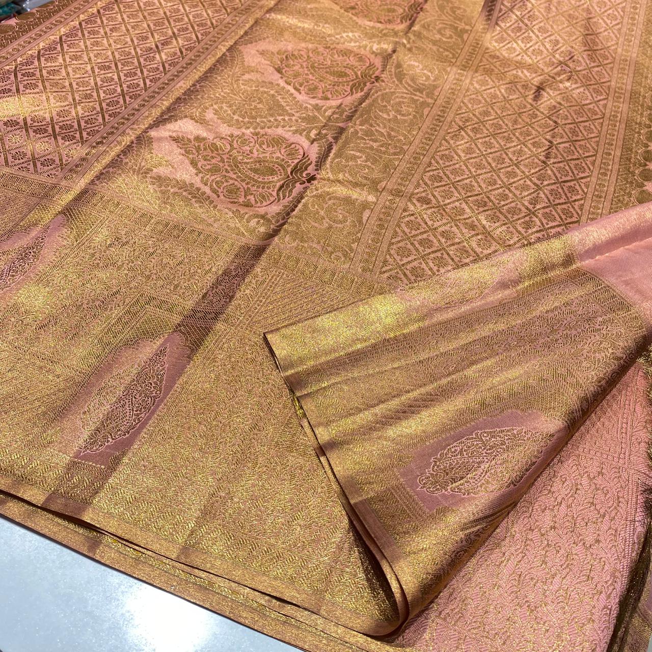 Semi Kanchivaram Silk Saree