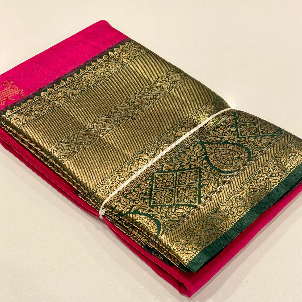 Semi Kanchivaram Silk Saree