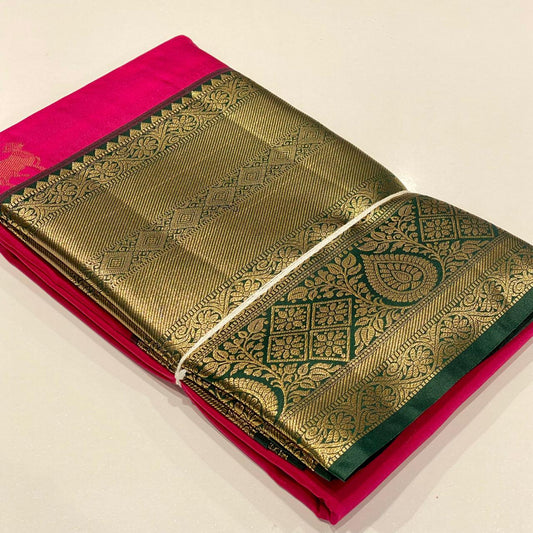 Semi Kanchivaram Silk Saree