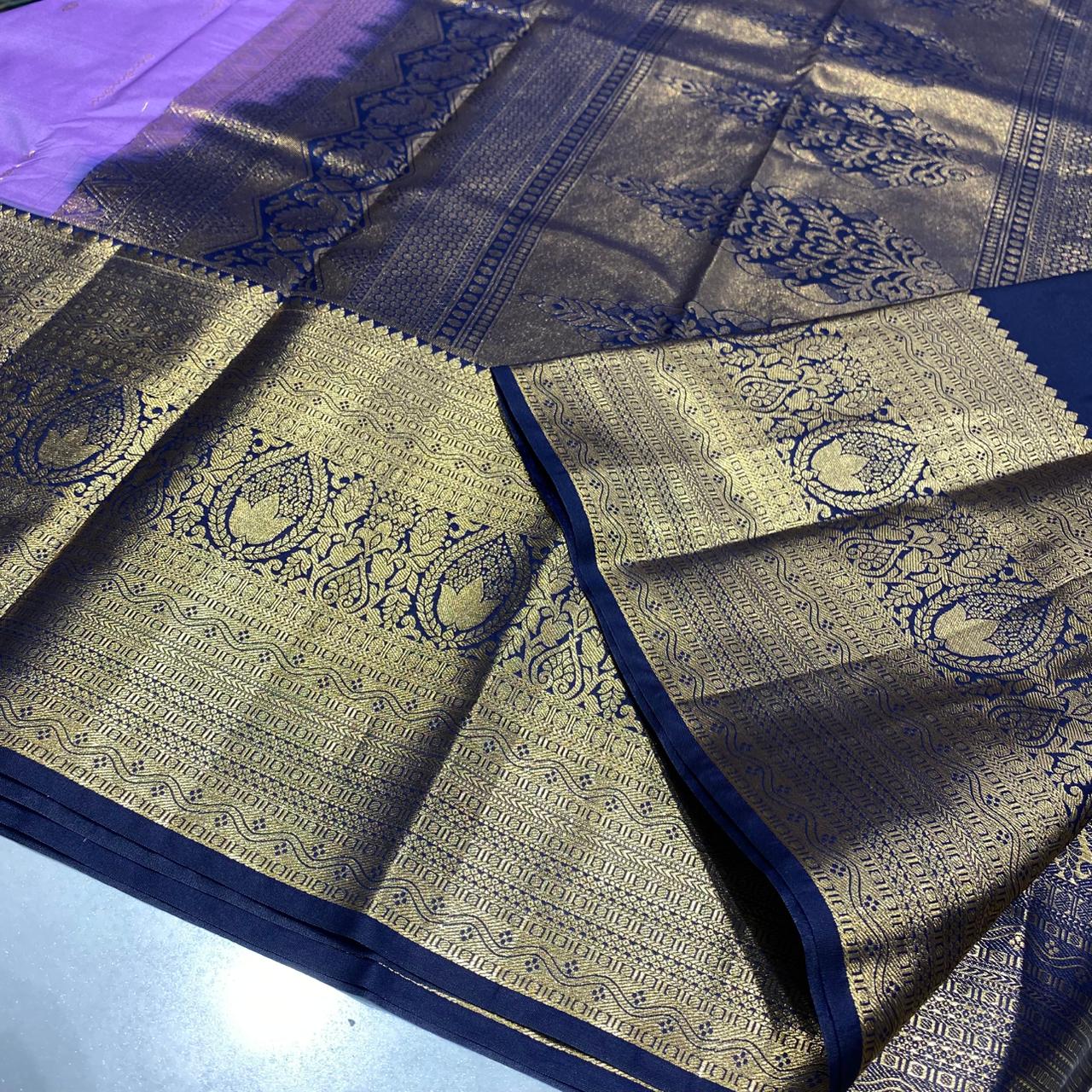 Semi Kanchivaram Silk Saree