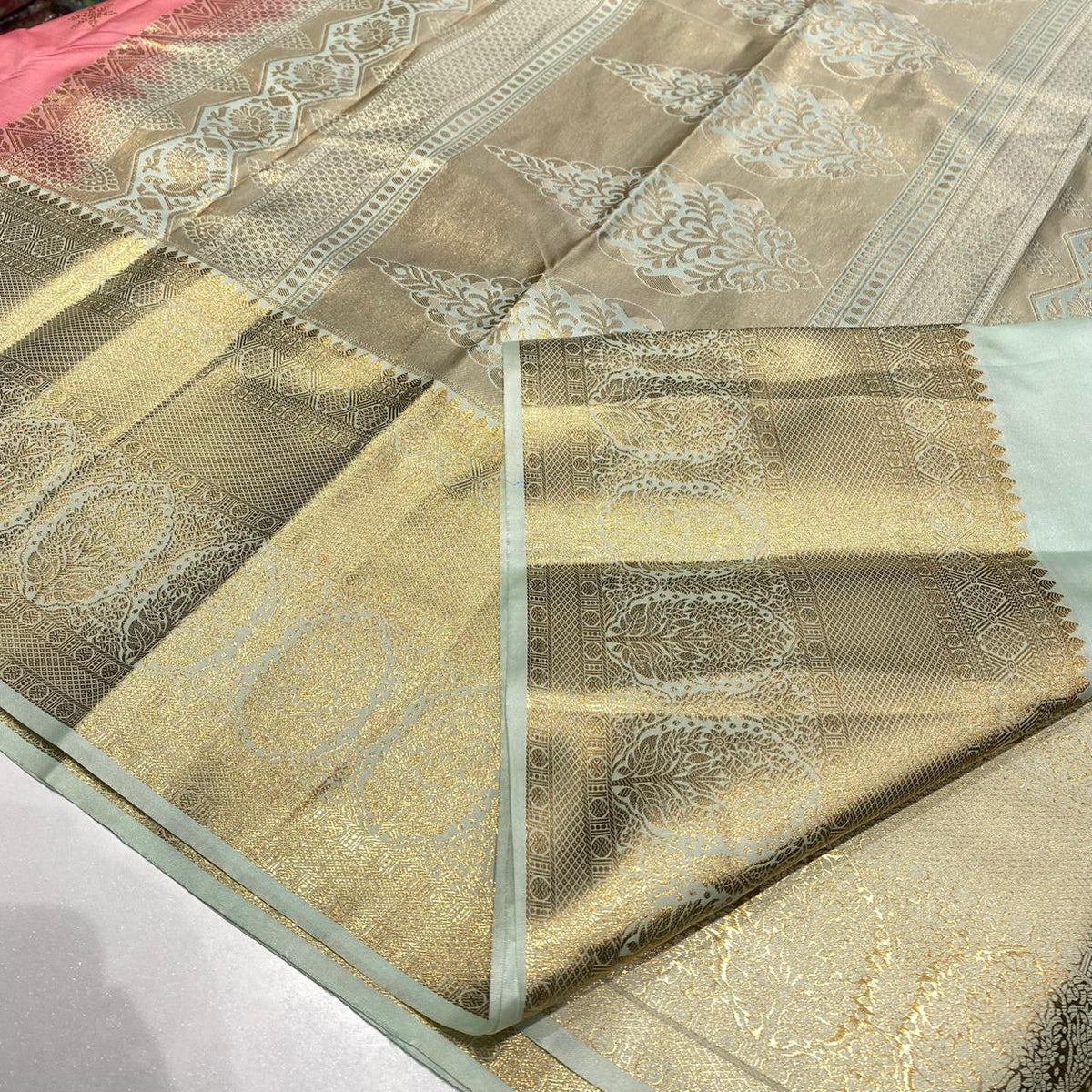 Semi Kanchivaram Silk Saree