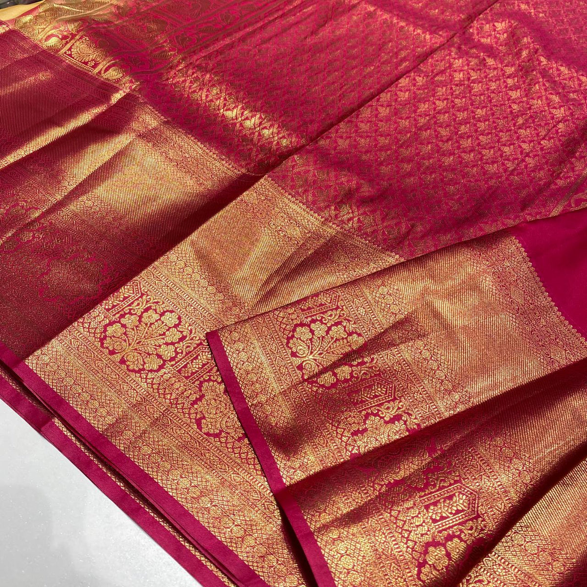 Semi Kanchivaram Silk Saree