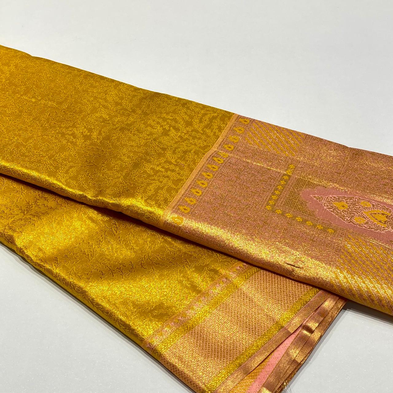 Semi Kanchivaram Silk Saree