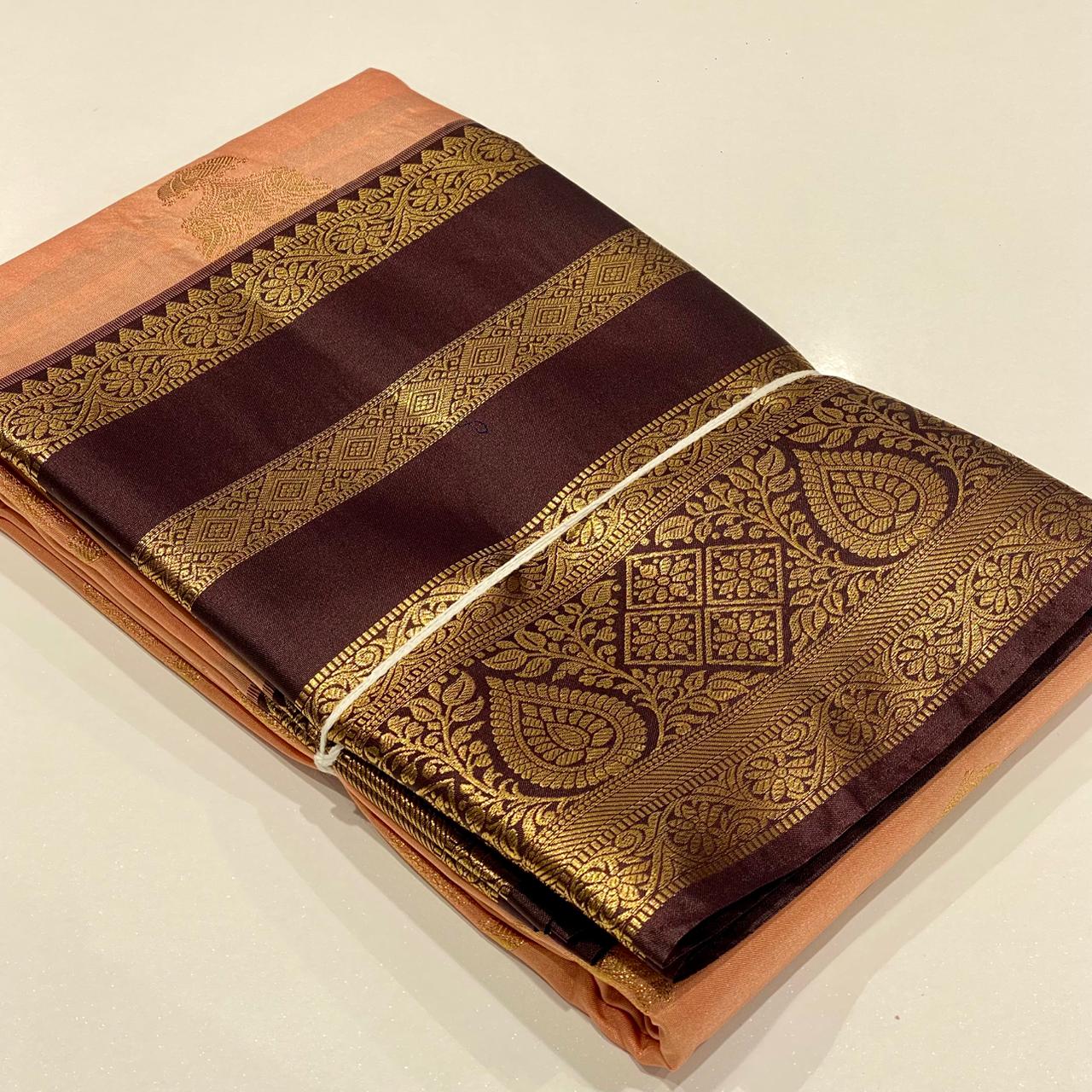 Semi Kanchivaram Silk Saree