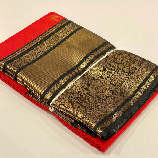 Semi Kanchivaram Silk Saree