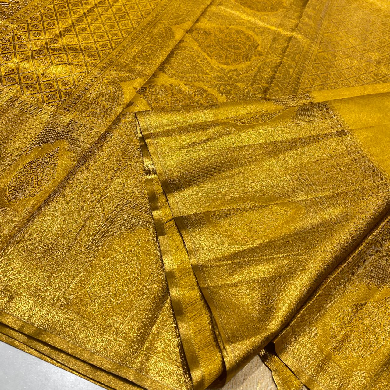 Semi Kanchivaram Silk Saree