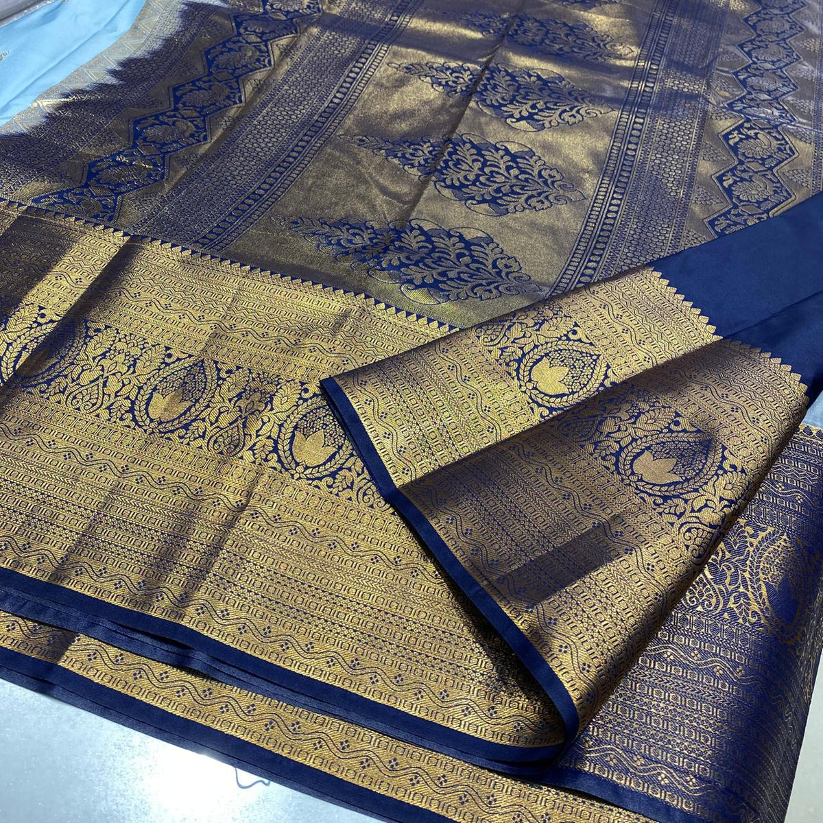 Semi Kanchivaram Silk Saree