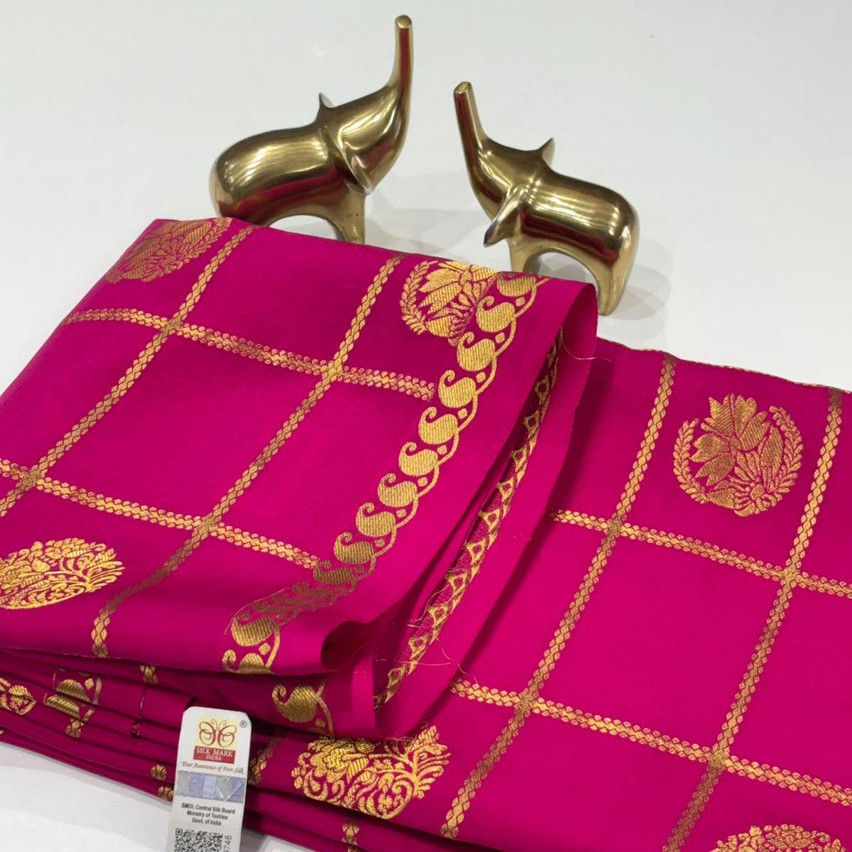 Pure Mysore Crepe Silk Saree