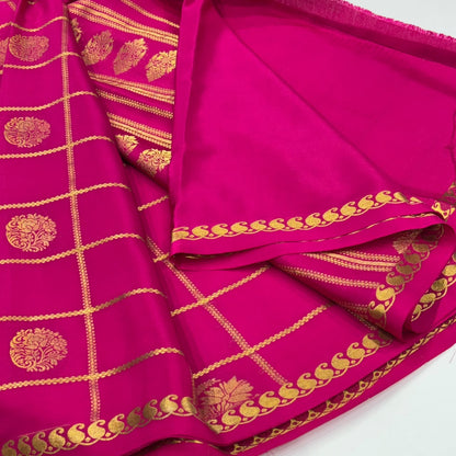 Pure Mysore Crepe Silk Saree