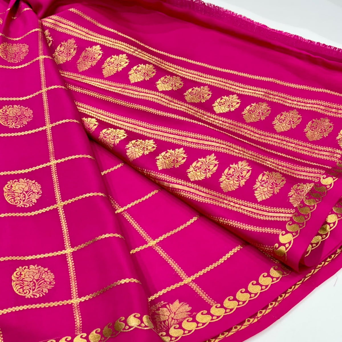 Pure Mysore Crepe Silk Saree