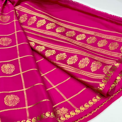 Pure Mysore Crepe Silk Saree