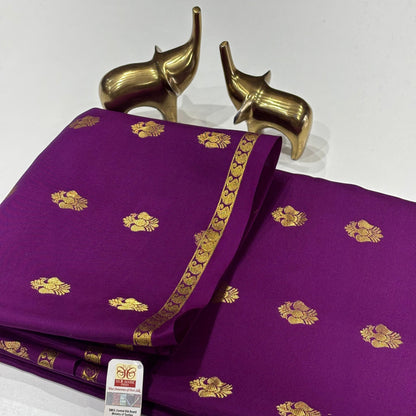 Pure Mysore Crepe Silk Saree