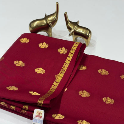 Pure Mysore Crepe Silk Saree