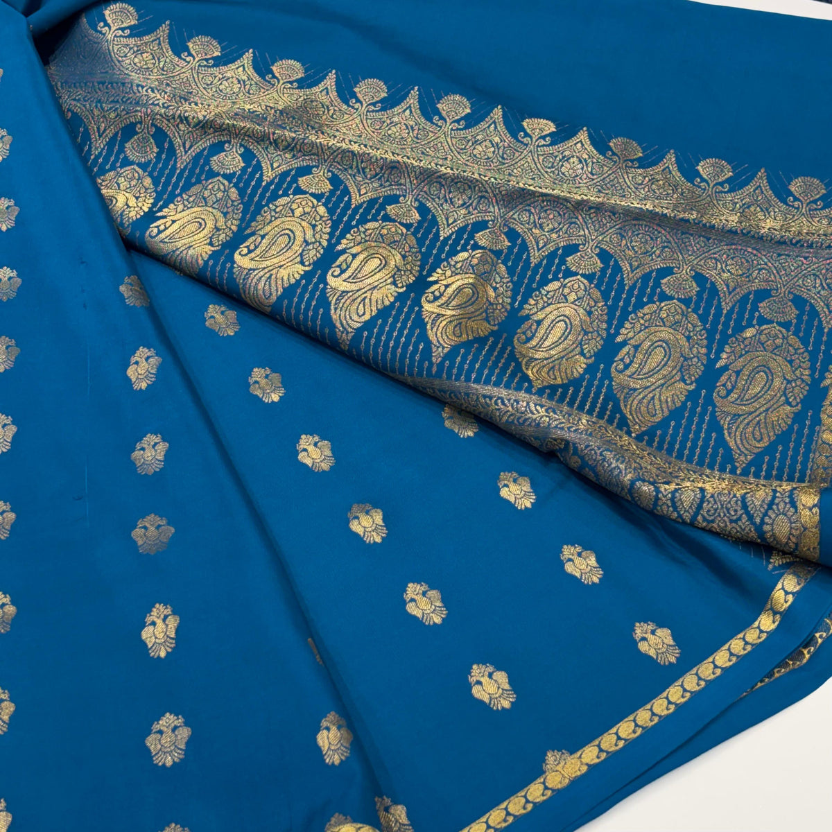 Pure Mysore Crepe Silk Saree