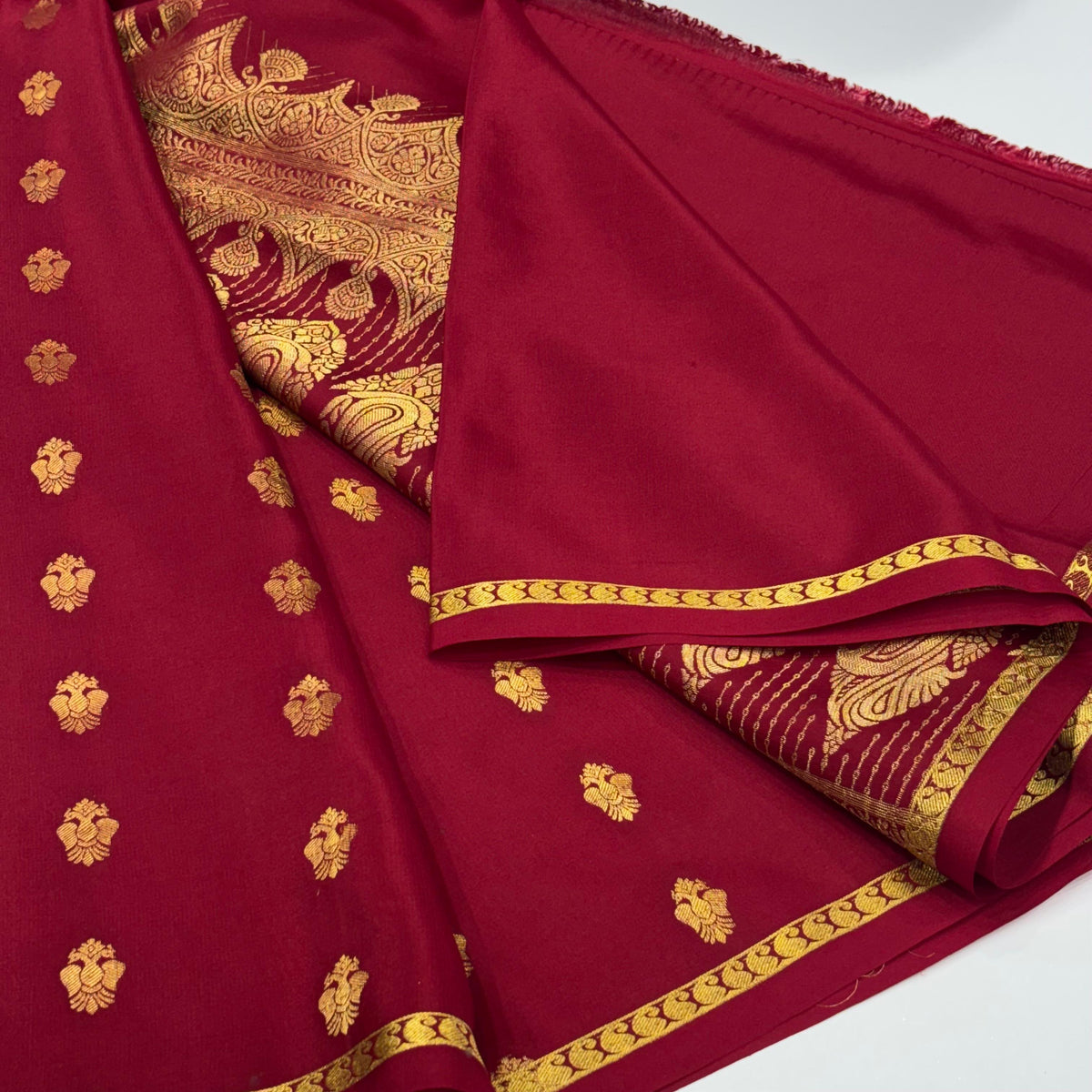 Pure Mysore Crepe Silk Saree