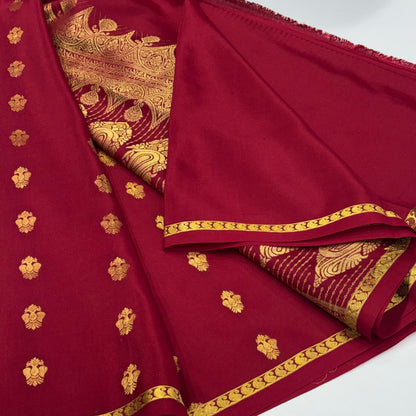 Pure Mysore Crepe Silk Saree