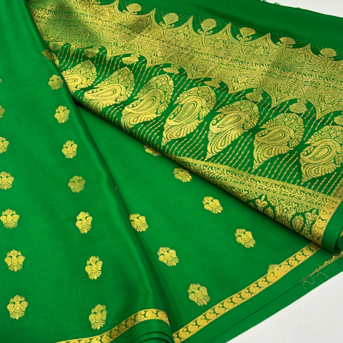 Pure Mysore Crepe Silk Saree