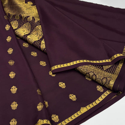 Pure Mysore Crepe Silk Saree
