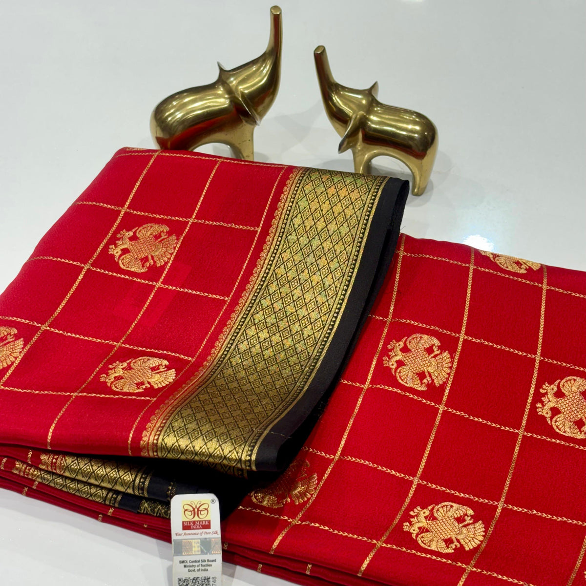Pure Mysore Crepe Silk Saree