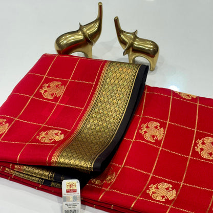 Pure Mysore Crepe Silk Saree