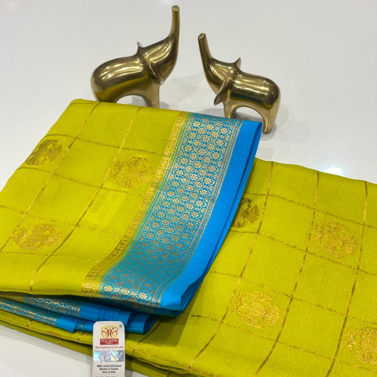 Pure Mysore Crepe Silk Saree
