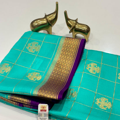 Pure Mysore Crepe Silk Saree