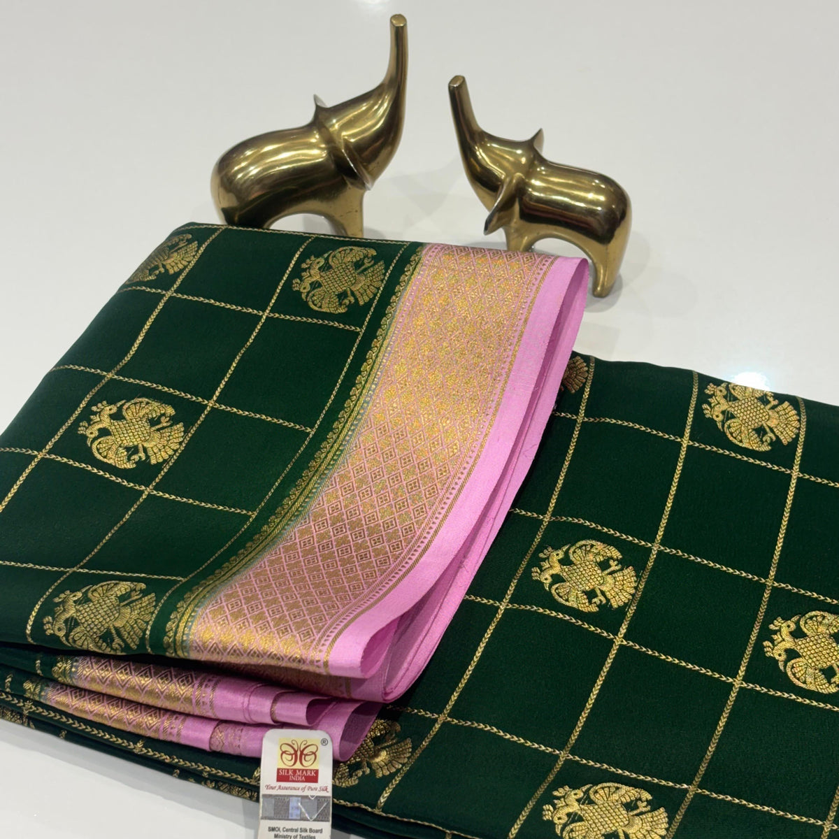 Pure Mysore Crepe Silk Saree