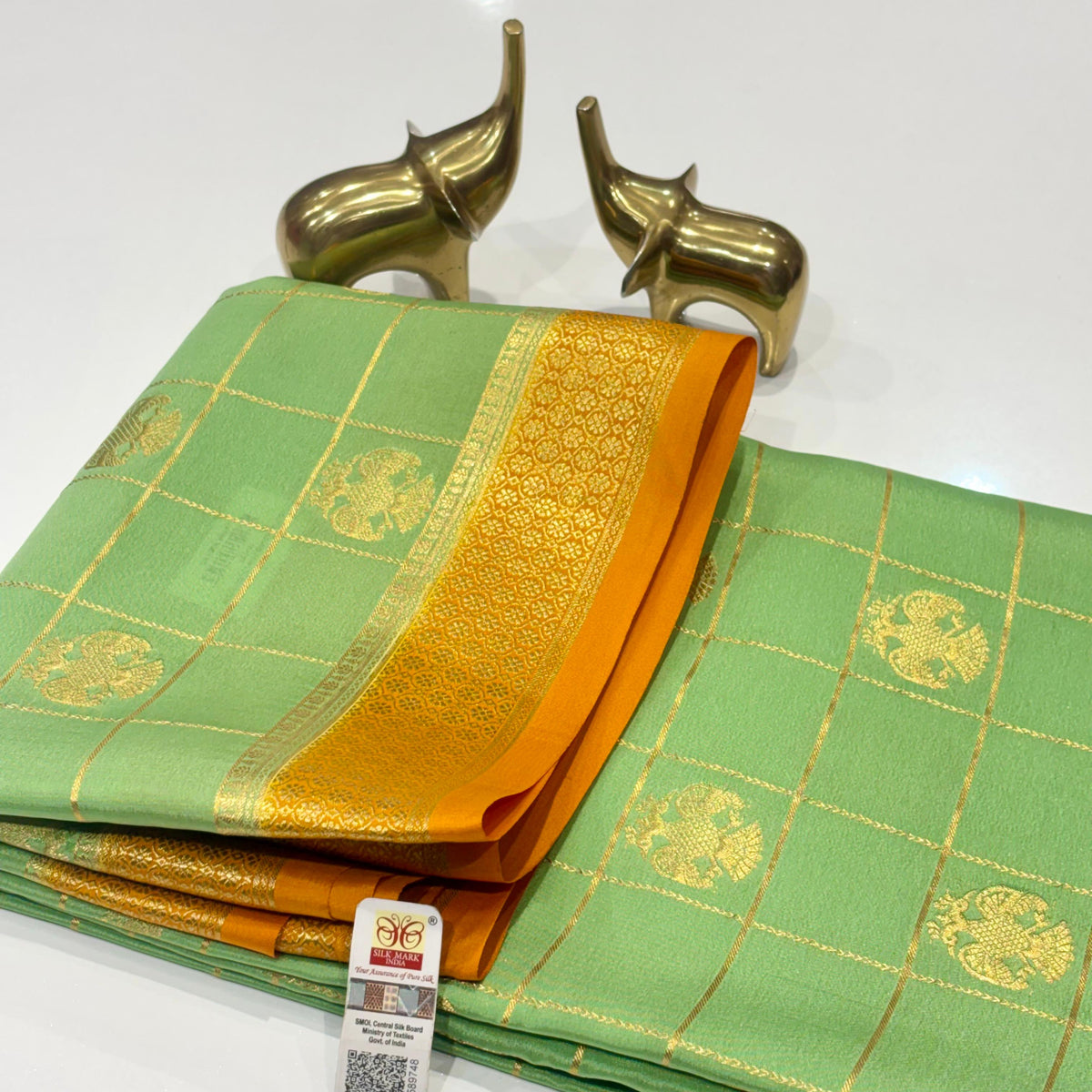 Pure Mysore Crepe Silk Saree