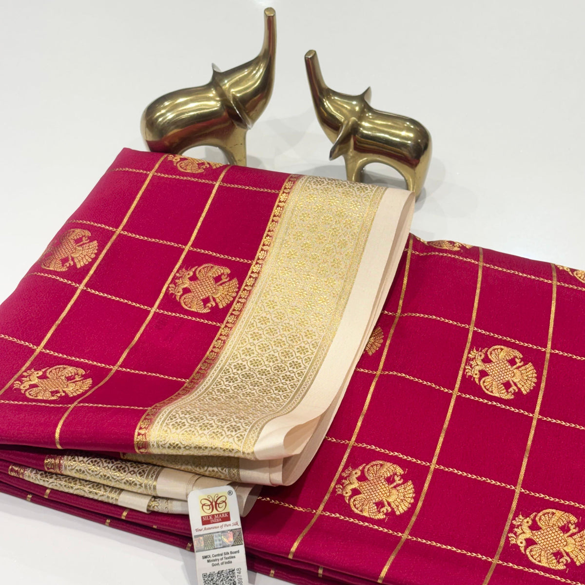 Pure Mysore Crepe Silk Saree