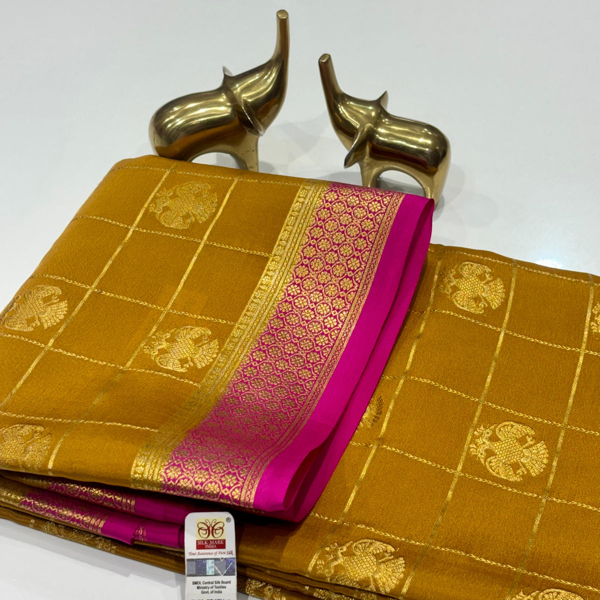 Pure Mysore Crepe Silk Saree
