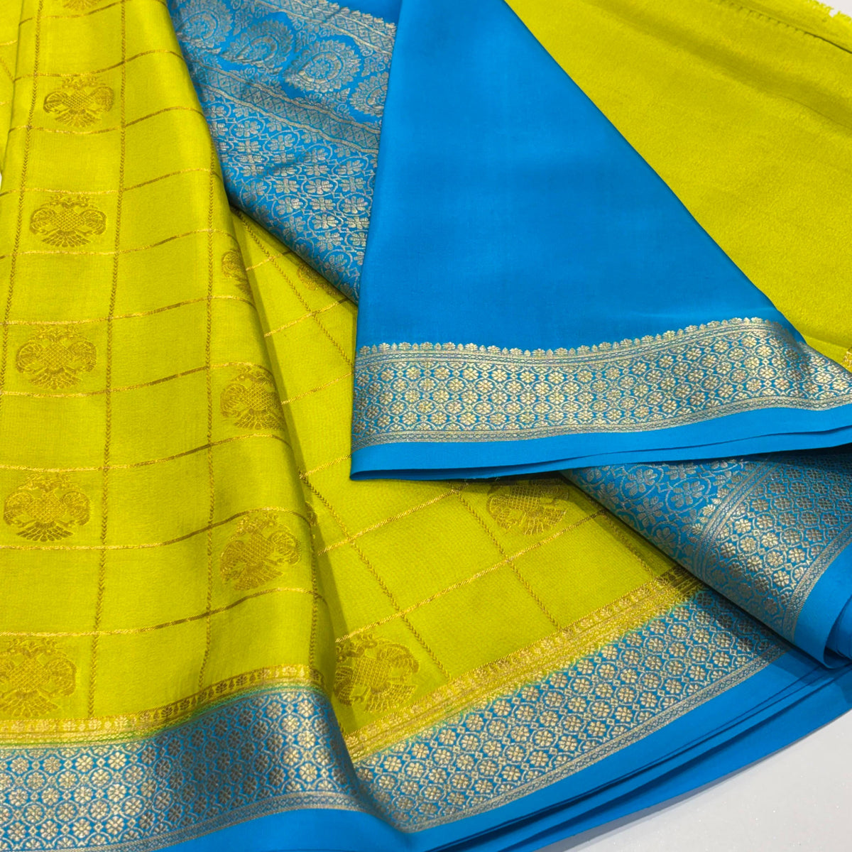 Pure Mysore Crepe Silk Saree