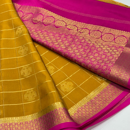 Pure Mysore Crepe Silk Saree
