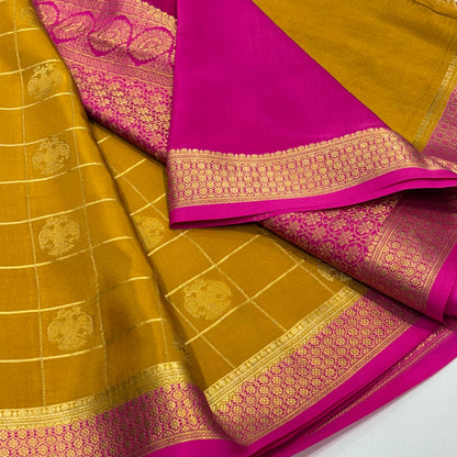Pure Mysore Crepe Silk Saree