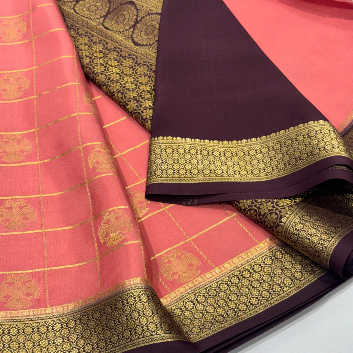 Pure Mysore Crepe Silk Saree