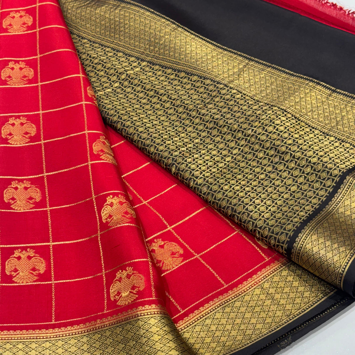 Pure Mysore Crepe Silk Saree