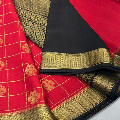 Pure Mysore Crepe Silk Saree