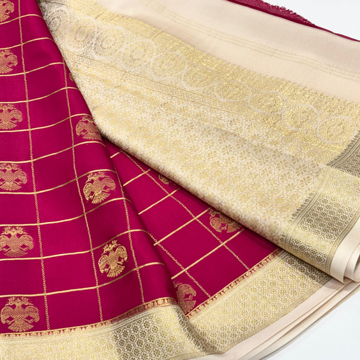 Pure Mysore Crepe Silk Saree