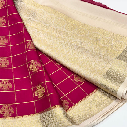 Pure Mysore Crepe Silk Saree