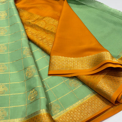 Pure Mysore Crepe Silk Saree