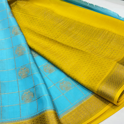 Pure Mysore Crepe Silk Saree
