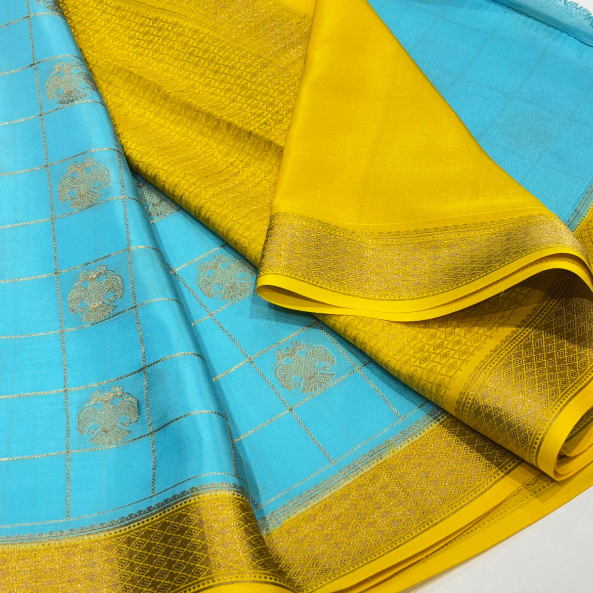 Pure Mysore Crepe Silk Saree