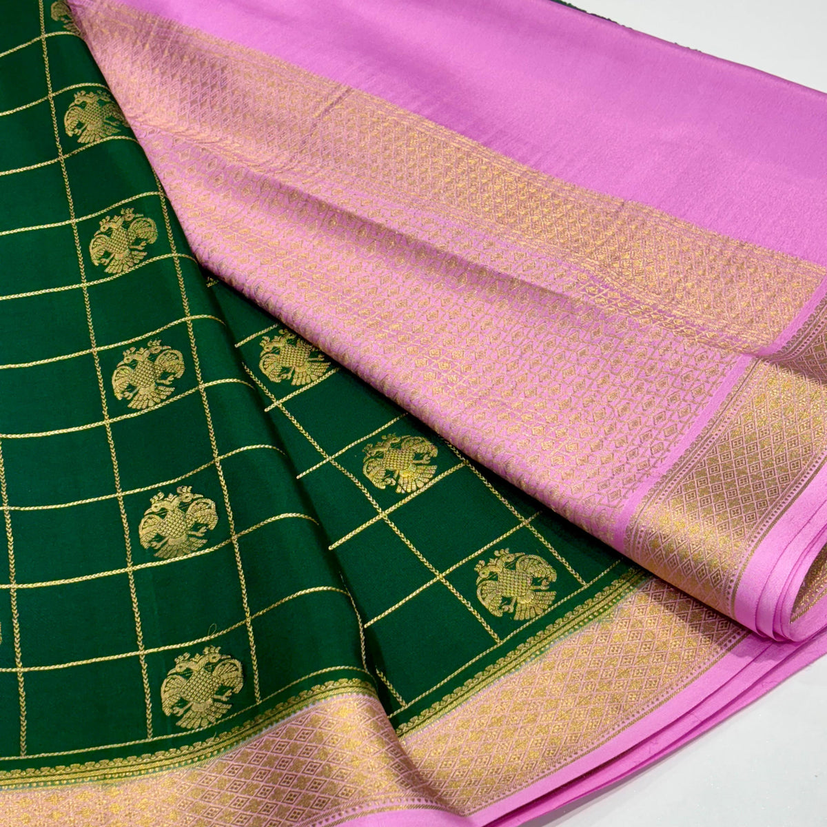 Pure Mysore Crepe Silk Saree